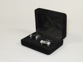 Men J.Valintin Cufflinks Vitorofolo for French Cuff Shirt V39-60 Black Diamond image 2