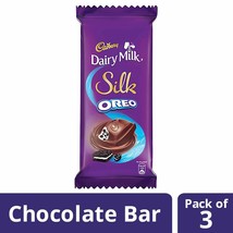 Cadbury Dairy Milk Silk Oreo Chocolate Bar, 130 gm (Pack of 3) - $26.35