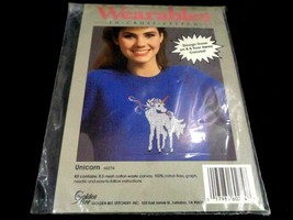 Golden Bee Wearables to Cross Stitch Kit 60274 Unicorn For Your Shirt Ho... - $13.85