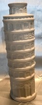 LEANING TOWER of PISA Ceramic Parmesan Cheese Shaker  Vintage 1977 ~ 8 1/2&quot; Tall - £14.94 GBP
