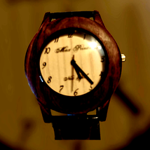 Vintage wood grain men&#39;s watch NWT - $64.35