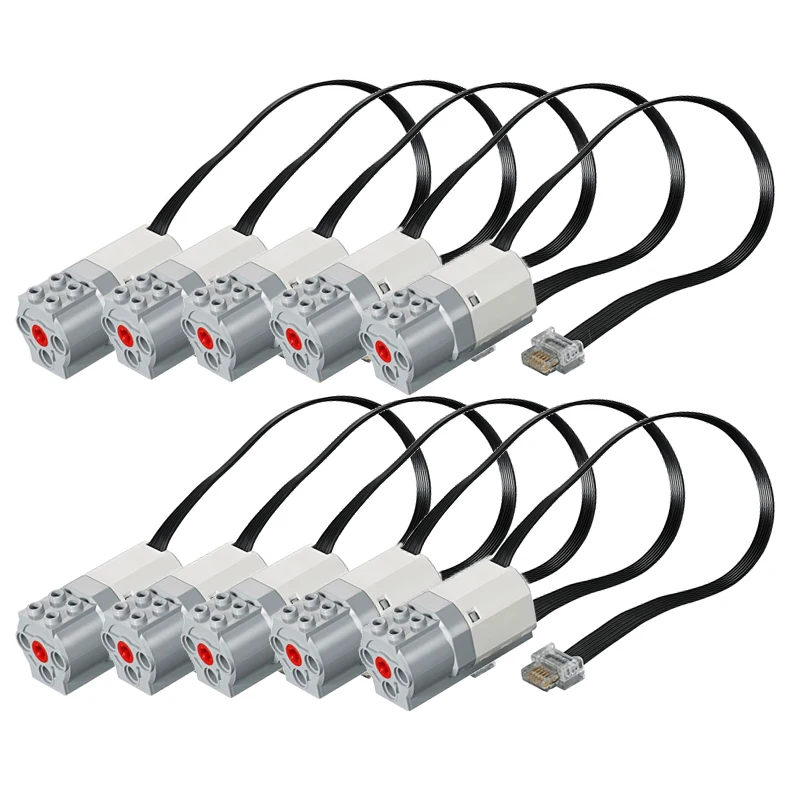 10Pcs/lot Power Functions Electric Parts Toy Compatible with 21980 45303 WeDo - £79.24 GBP