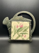 Vintage Pfaltzgraff Garden Party  Trivet Cast Iron Watering Can Hot Plat... - £8.12 GBP