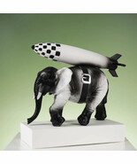 Bansky Modern Street Art Bomb Carrying Tusker Resin Sculpture - $98.01