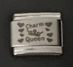 Charm Queen Wholesale Laser Italian Charm Link 9MM L1 - £9.56 GBP