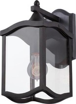 Wall Sconce KALCO LAKEWOOD Transitional Small 1-Light Aged Iron Clear Glass - £974.41 GBP