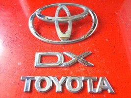 Free Shipping! 92 93 94 95 96 97 Oem Toyota Corolla Dx Rear Emblem Badge Set - £16.27 GBP