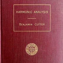 1902 Harmonic Analysis 1st Edition Antique HC Music Educational Book Cutter E4 - £29.48 GBP