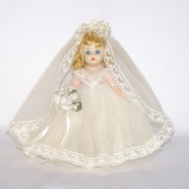Madame Alexander #435 8” BRIDE Blonde Doll 1974 Vintage in Box - $32.99