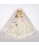 Madame Alexander #435 8” BRIDE Blonde Doll 1974 Vintage in Box - £25.94 GBP