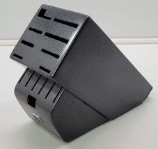 *B) J.A. Henckels 15-Slot Black Metallic Knife Block - $224.99 MXN