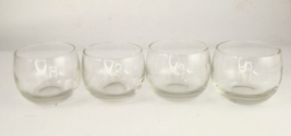 4 Vintage Roly Poly Whiskey  Glasses, Rat Pack Era, Mid Century Modern c.1950s - £22.15 GBP