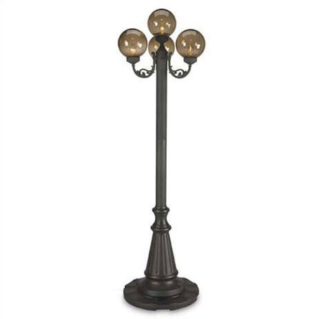 Patio Living Concepts European 00470 Four Bronze Globe Lantern Patio Lamp - Park - $339.60