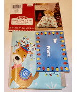 Giant Gift Bags With Tag You Choose Type 36&quot; x 44&quot; Plastic Holiday Time ... - $3.22 CAD+