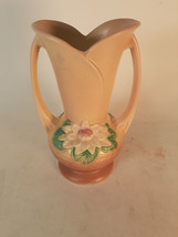 Vintage Hull Pottery Water Lily Vase, 10&quot; Tall, Ex. Cond. - £43.35 GBP
