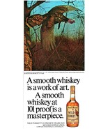 1981 Wild Turkey Kentucky Bourbon Smooth Whiskey Vintage Print Ad 80s Wa... - $10.97