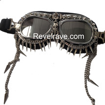 Rave Streampunk Burning Man Skull Bird Goggles, Festival Goggles Headpiece - $33.60+