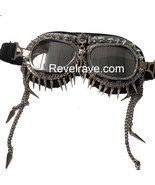 Rave Streampunk Burning Man Skull Bird Goggles, Festival Goggles Headpiece - $33.60+
