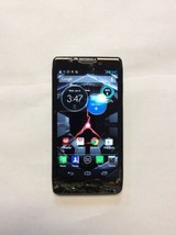 Motorola Droid Razr HD XT926 32GB Black Display Cracked Phone for Parts Only - £19.97 GBP