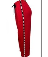 VS Pink Women&#39;s Size Medium Pink Track Pants Red - $103.41 CAD
