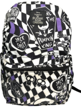 Disney The Nightmare Before Christmas 17&quot; Laptop Backpack, Black White P... - $15.92 CAD