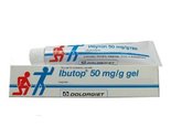3 PACK DOLGIT (IBUTOP)  GEL   50mg, Injury Cream FAST DELIVERY WITH TRAC... - $53.09