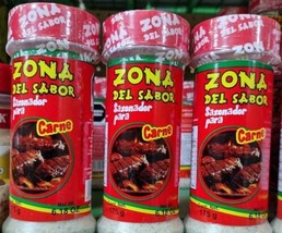 3X ZONA DEL SABOR CARNE ASADA SAZONADOR  GRILLING BEEF SEASONING -3 of 6... - £18.88 GBP