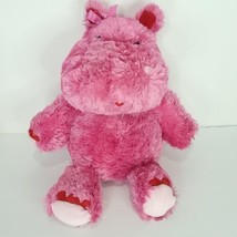 HALLMARK Lola Pink Talking Hippopotamus Wiggle Ears 14&quot; Plush Hug Kiss Song - £24.90 GBP