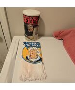 VTG 1984 Wendy&#39;s Restaurant Blow Mold Where&#39;s The Beef Ad Coin Bank + Ha... - $895.61 MXN