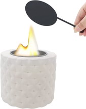 Tabletop Fire Pit,Portable Table Top Fire Bowl,Mini Personal Cement Fireplace - £33.80 GBP