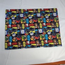 80&#39;s Vintage STAR WARS Cotton Fabric Design One standard pillowcase - $14.84