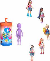 Barbie Color Reveal Chelsea Doll with 6 Surprises: Water Reveals Dolls Look &amp; C - £12.83 GBP