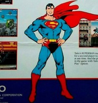 Superman Arcade Flyer Original 1988 Video Game Paper Art Comic Super Hero - £43.94 GBP