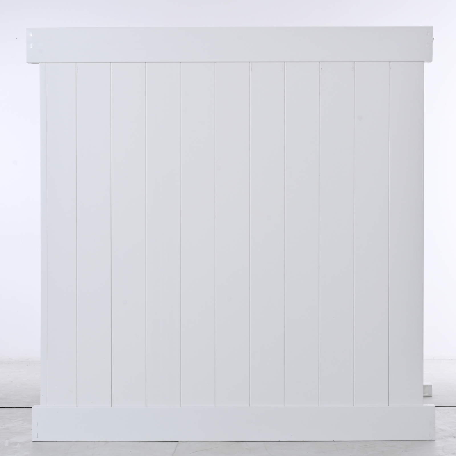 Primary image for Set of 2 White Vinyl Privacy Fence Panels 6ft.H x 6ft 