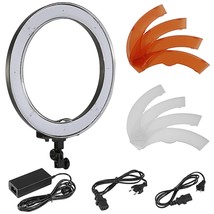 Neewer 18-Inch Ring Light, 55W Dimmable 5500K Light with 240 LEDs Color ... - £115.97 GBP