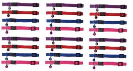 Cat Collar Bulk Packs Breakaway Safety Buckle Jingle Bell Pet Rescue Shelter Vet - $94.90+