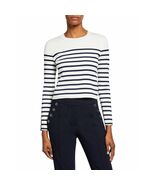 New Veronica Beard Park Striped Long-Sleeve Blue &amp; White  Sweater - Size... - €120,00 EUR