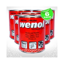 Wenol Original Formula Metal Cleaner / Polish Red Can 6 Pack (1000 ML / 39.3 Oz) - £158.71 GBP
