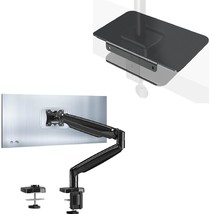 Heavy Duty Single Monitor Stand Mount, With Desk Reinforcement Plate - M... - £110.29 GBP