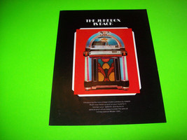 SONATA NOSTALGIA 1050 JUKEBOX SALES FLYER BROCHURE 1978 MADE IN MEXICO R... - $28.50