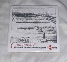 Vintage Delta Airlines Concourse E Atlanta International Airport COASTER... - $14.99