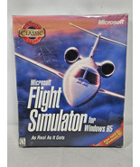 Big Box PC Microsoft Flight Simulator 95 FACTORY SEALED NIB - £23.55 GBP