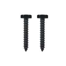25PCS 1/4&quot; x 1-1/2&quot; Black Stainless Steel Lag Bolts with Washers - $21.38 CAD