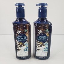 2 Frosted Coconut Snowball Hand Soap Gentle Gel Bath Body Works Ess Oils Pump - £14.41 GBP