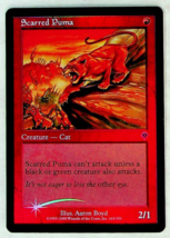 Scarred Puma - Foil - Invasion Edition - Magic The Gathering Card - £1.55 GBP