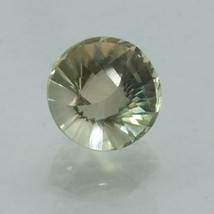 Sunstone Oregon Yellow Peach Green Precision Fancy Round 11 mm Gem 5.42 carat - £108.20 GBP