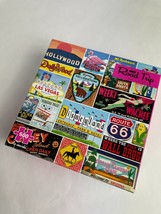 Road Trip 500 Piece Puzzle Route 66 Where The Heck is Wall Drug Glacier ... - $24.99