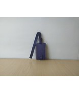 COLE HAAN LEDER-SCHNAPP-GEPÄCKTAG BLAU WELTWEITER VERSAND - $283.21 MXN