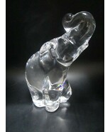 &quot;Val St Lambert&quot; France elephant figurine 6 1/2&quot; - $169.25 CAD