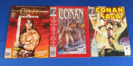 Conan Saga #1 10 Marvel Magazines Conan the Destroyer #35 Very Nice Cond... - £13.77 GBP